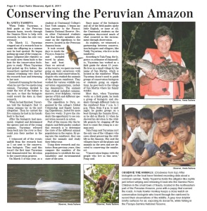 Conserving the Peruvian Amazon
